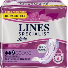 LINES SPECIALIST PANNOLONE MINI PLUS FARMA 16 PEZZI