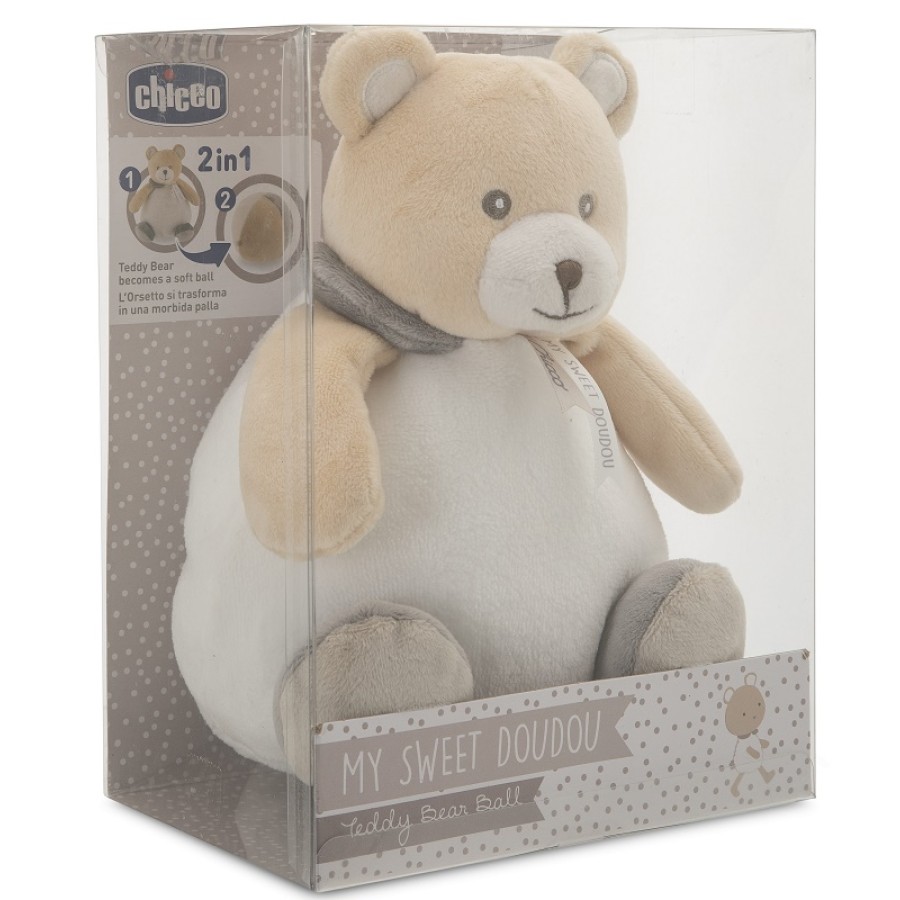 CHICCO MY SWEET DOUDOU TEDDY BEAR BALL 0M+ CHICCO MY SWEET DOUDOU TEDDY BEAR BALL 0M+