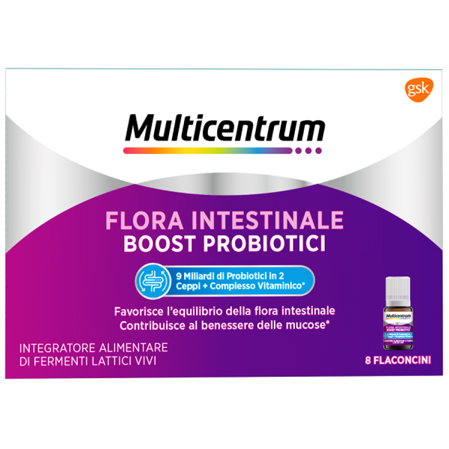 MULTICENTRUM DUOBIOTICO 8 FLACONCINI