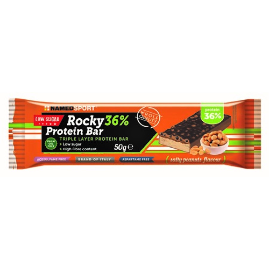ROCKY 36% PROTEIN BAR SALTY PEANUTS BARRETTA 50 G