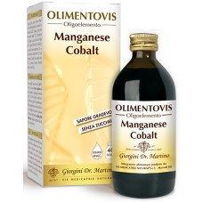 OLIMENTOVIS OLIGOELEMENTO MANGANESE COBALT LIQUIDO ANALCOLICO SENZA ZUCCHERI 200 ML 40 DOSI