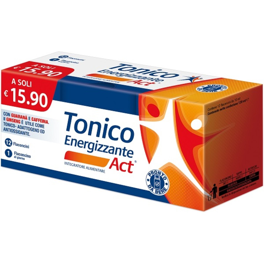 TONICO ENERGIZZANTE ACT 12 FLACONCINI 10 ML