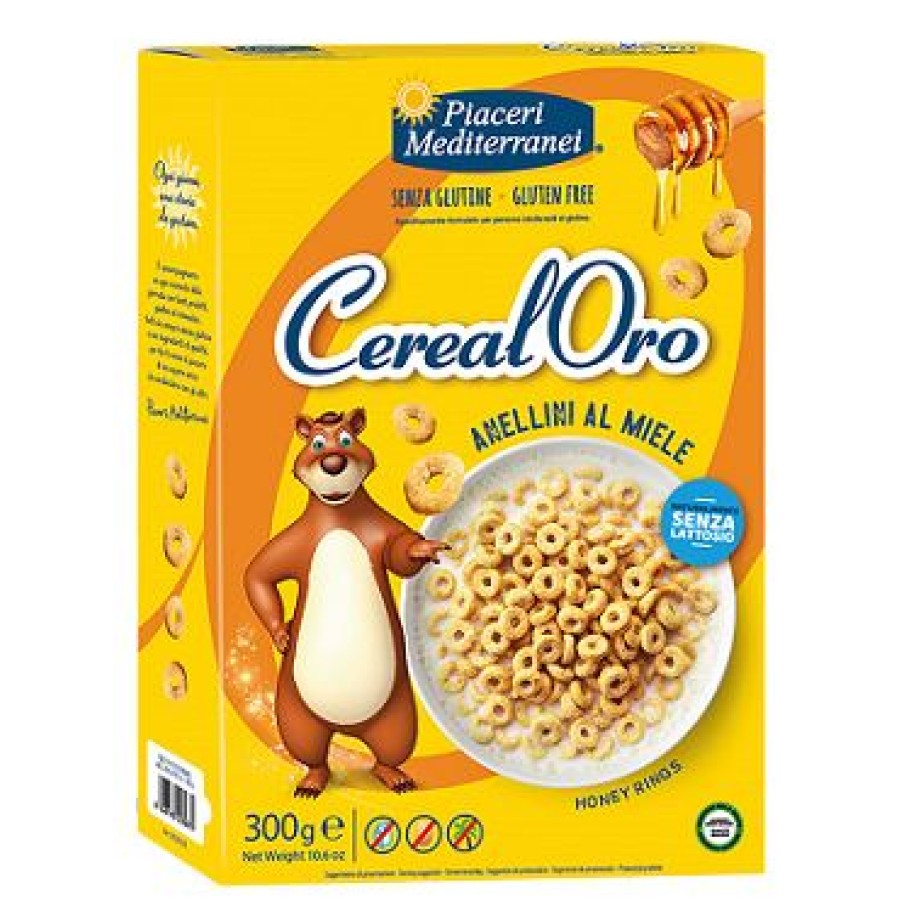 PIACERI MEDITERRANEI CEREALORO ANELLINI MIELE 300 G
