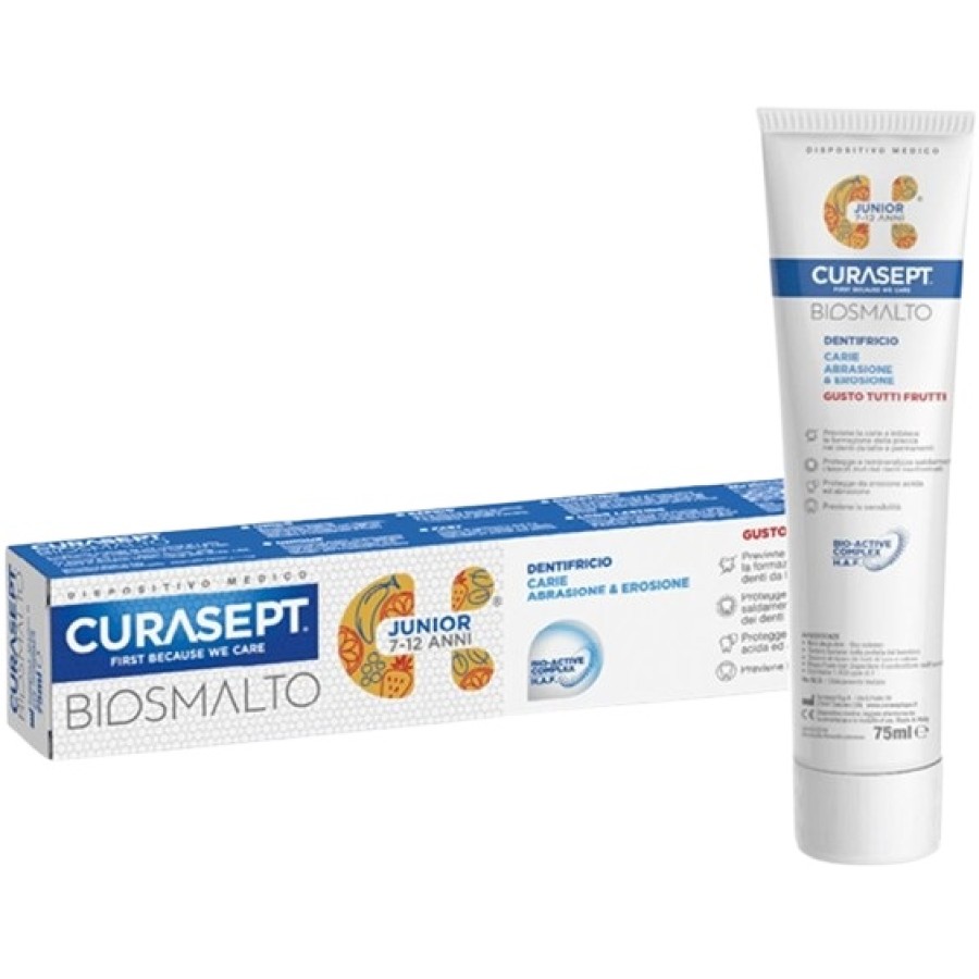 CURASEPT BIOSMALTO DENTIFRICIO JUNIOR 75 ML CURASEPT BIOSMALTO DENTIFRICIO JUNIOR 75 ML