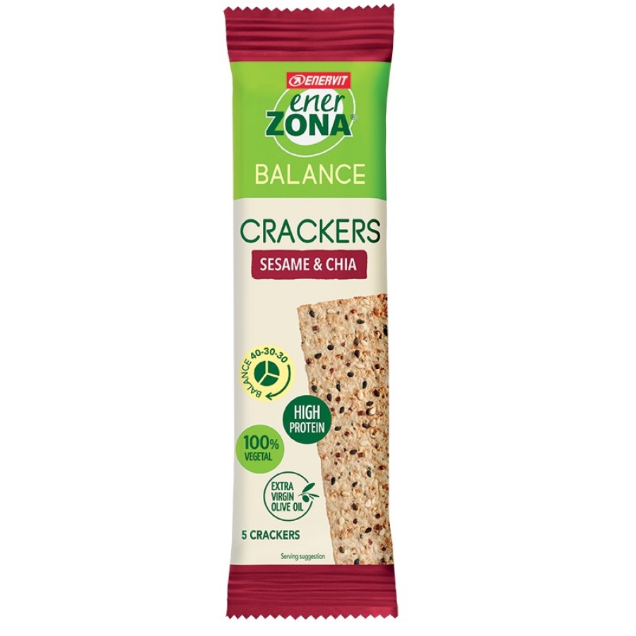 ENERZONA CRACKERS SESAME & CHIA 25 G ENERZONA CRACKERS SESAME & CHIA 25 G