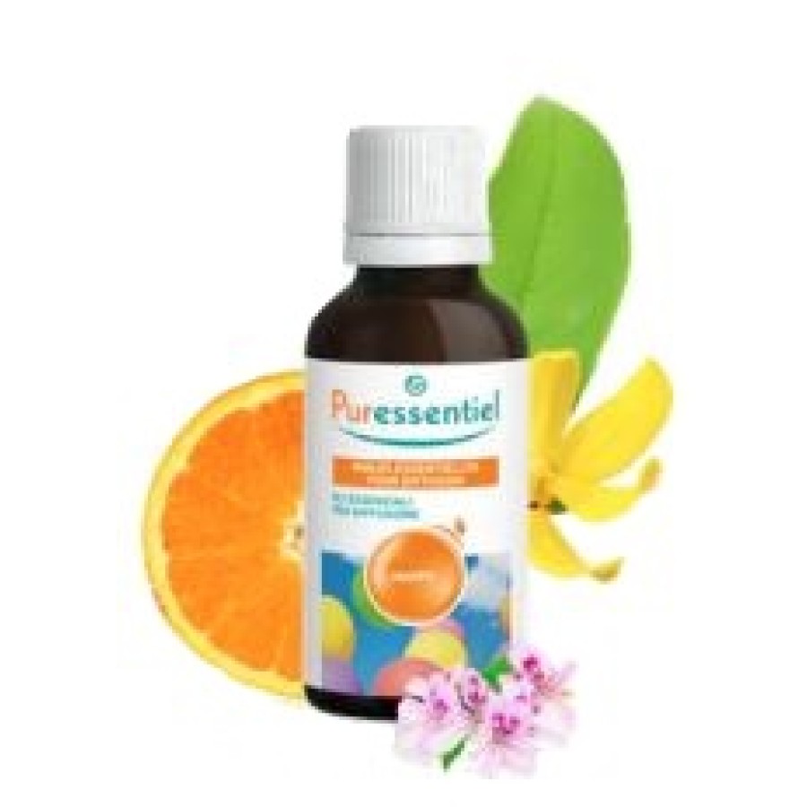 PURESSENTIEL MISCELA HAPPY ECOCERT MISCELA PER DIFFUSIONE HAPPY CERTIFICATA ECOCERT 30 ML