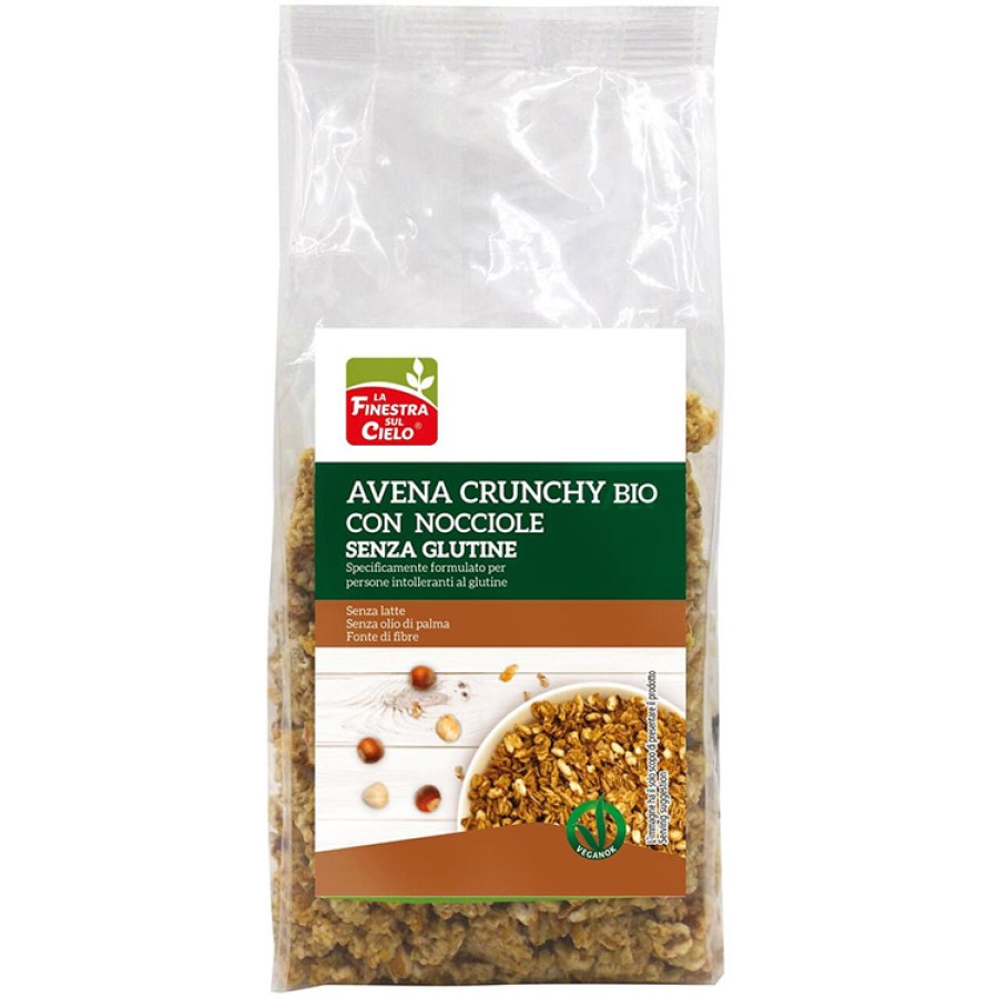 CRUNCHY SENZA GLUTINE AVENA E NOCCIOLA 250 G
