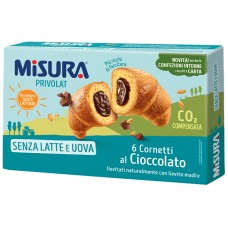 MISURA CORNETTI PRIVOLAT CIOCCOLATO SENZA LATTE E SENZA UOVA 290 G