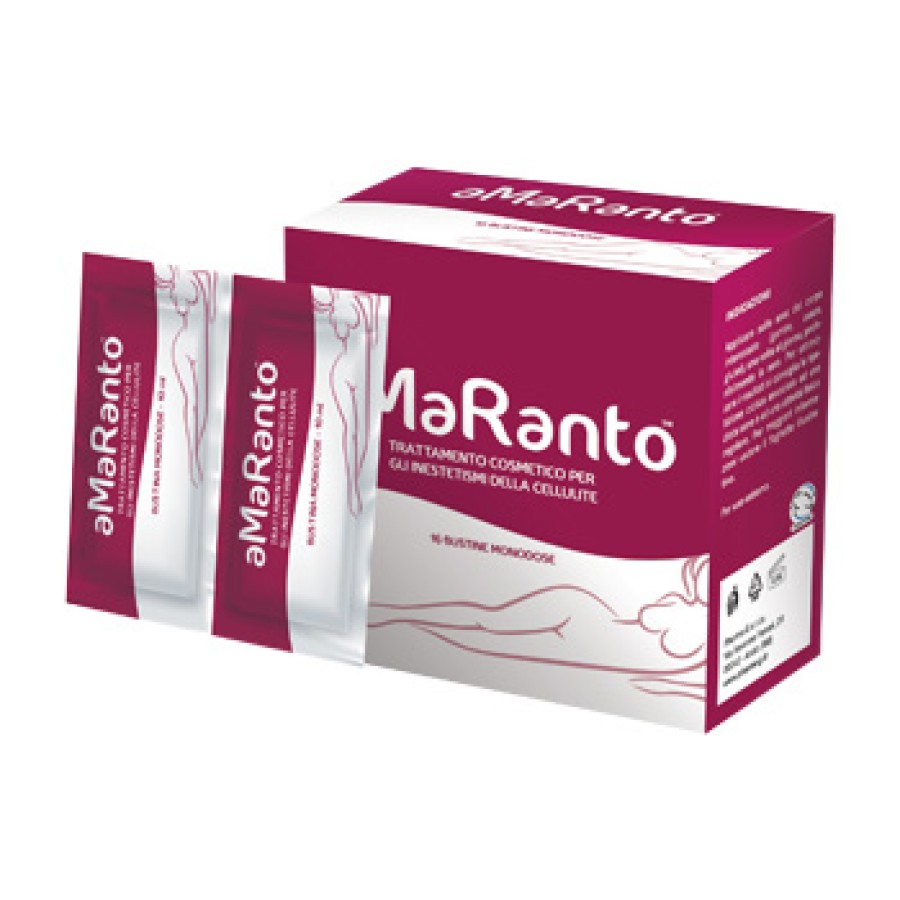 AMARANTO TRATTAMENTO COSMETICO PER INESTETISMI CELLULITE 16 BUSTINE MONODOSE 10 ML