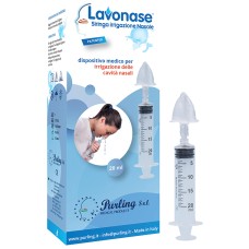 LAVONASE IRRIGAZIONE NASALE NON STERILE SIRINGA 20 ML + LUER-LOCK CON CAPPUCCIO + UGELLO NASALE CON RACCORDO LUER-LOCK + PERFORATORE CON VALVOLA NON RITORNO CON TAPPO