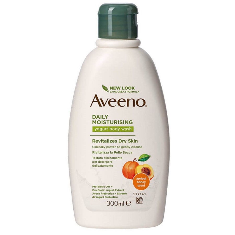 AVEENO BAGNO DOCCIA YOGURT ALBICOCCA & MIELE 300 ML AVEENO BAGNO DOCCIA YOGURT ALBICOCCA & MIELE 300 ML
