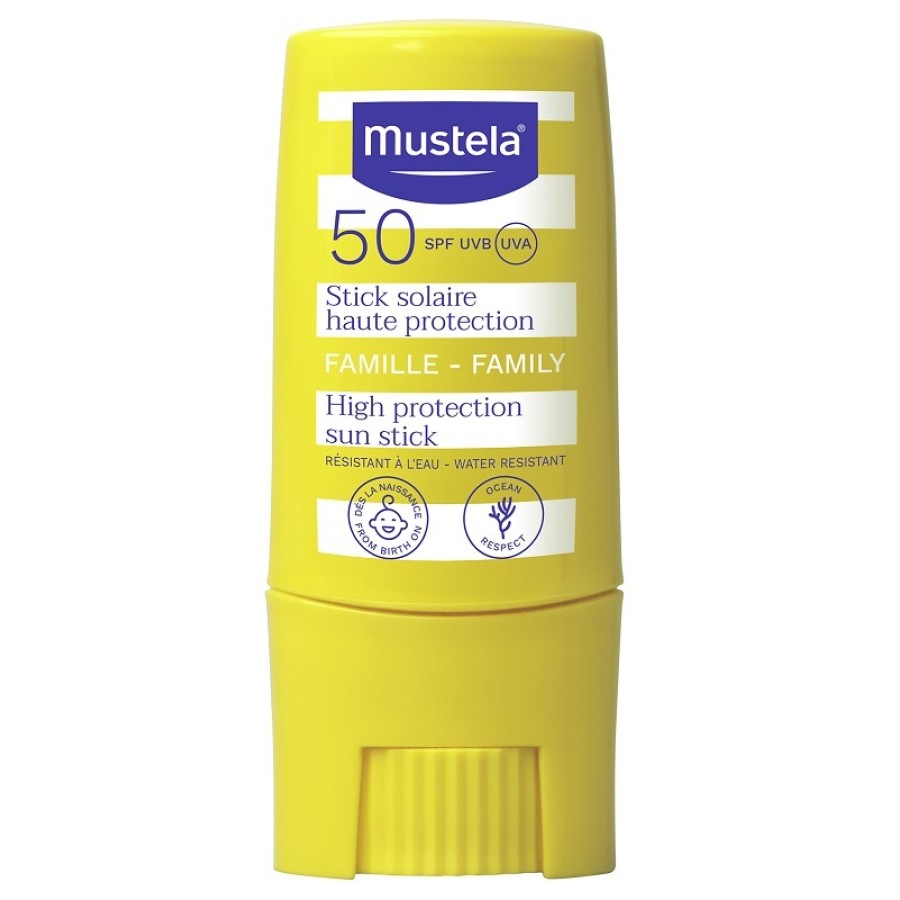 MUSTELA STICK SOLARE PROTEZIONE MOLTO ALTA SPF50+ 10 ML