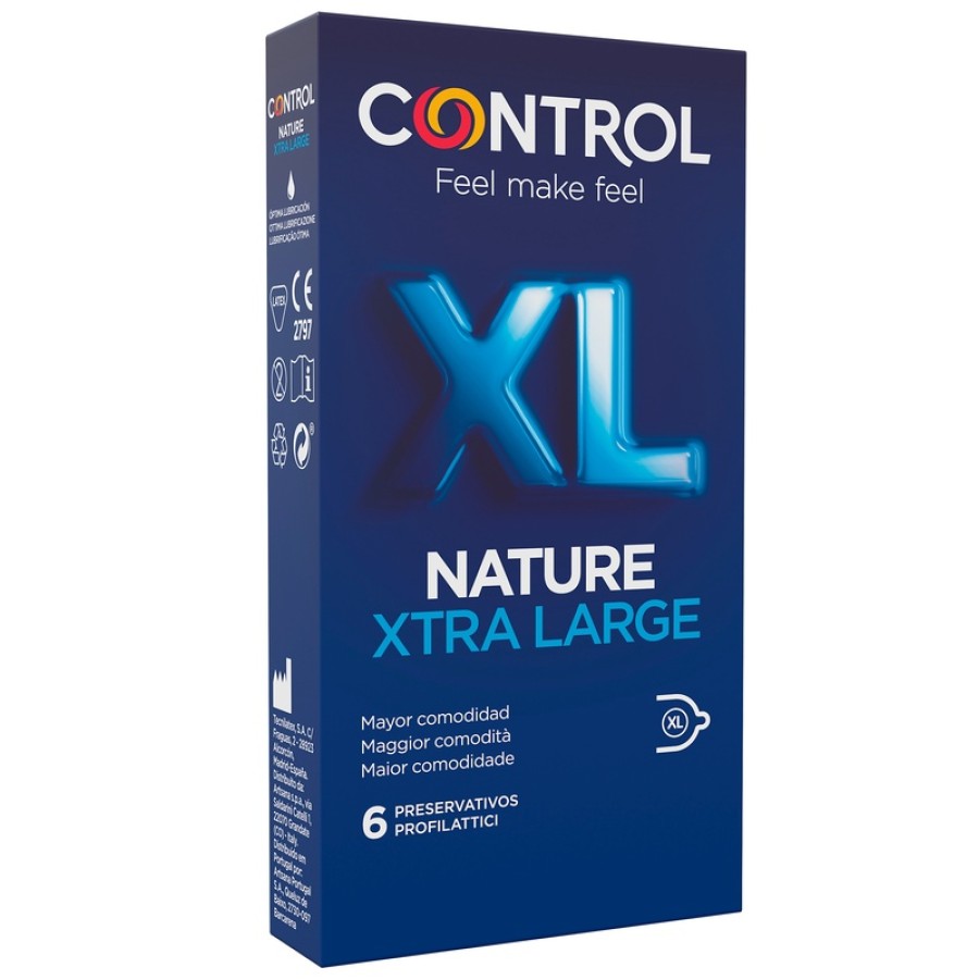 PROFILATTICO CONTROL NATURE 2,0 XL 6 PEZZI PROFILATTICO CONTROL NATURE 2,0 XL 6 PEZZI