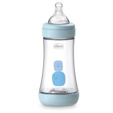 CHICCO BIBERON PERFECT 5 BOY 240 ML IN SILICONE 2 FORI