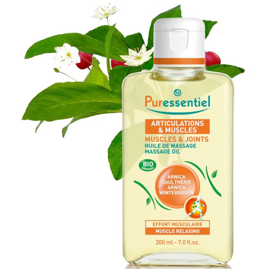 PURESSENTIEL OLIO DA MASSAGGIO SFORZO MUSCOLARE BIO 200 ML PURESSENTIEL OLIO DA MASSAGGIO SFORZO MUSCOLARE BIO 200 ML