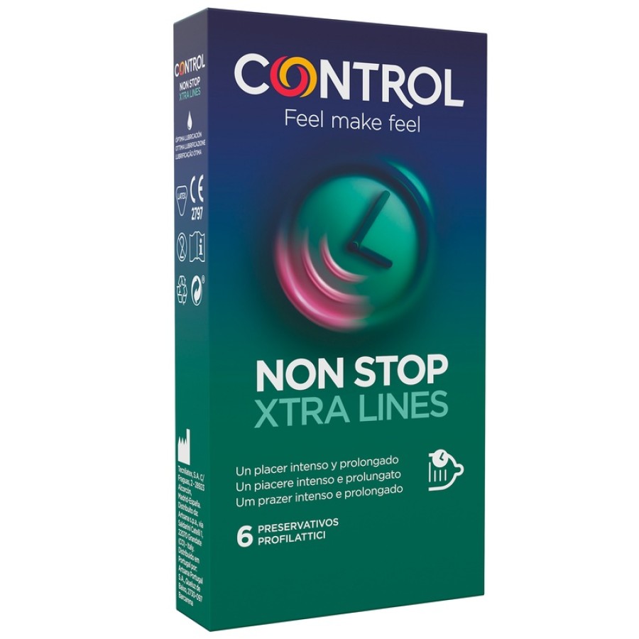 CONTROL NON STOP XTRA LINES 6 PEZZI CONTROL NON STOP XTRA LINES 6 PEZZI