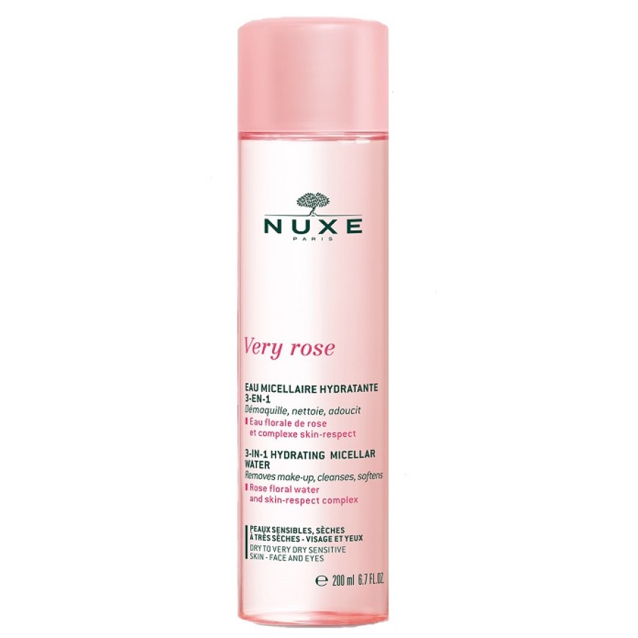 NUXE VERY ROSE ACQUA MICELLARE IDRATANTE 3 IN 1 200 ML NUXE VERY ROSE ACQUA MICELLARE IDRATANTE 3 IN 1 200 ML