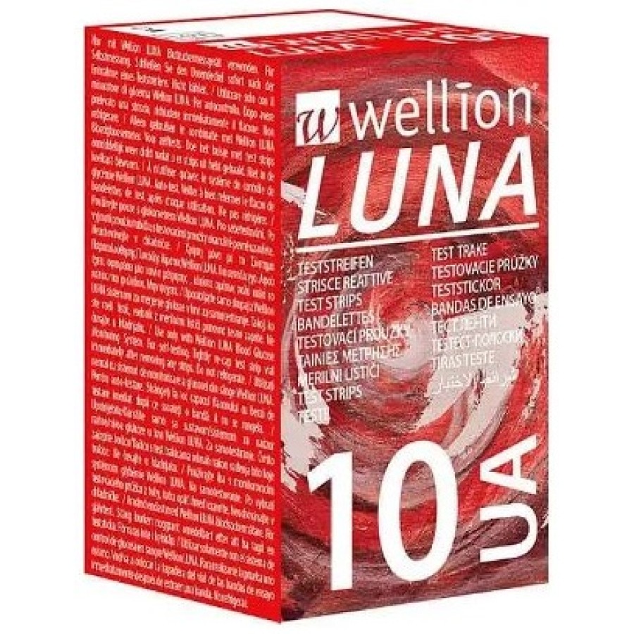 WELLION STRISCE PER LA DETERMINAZIONE DELL'ACIDO URICO 10 PEZZI