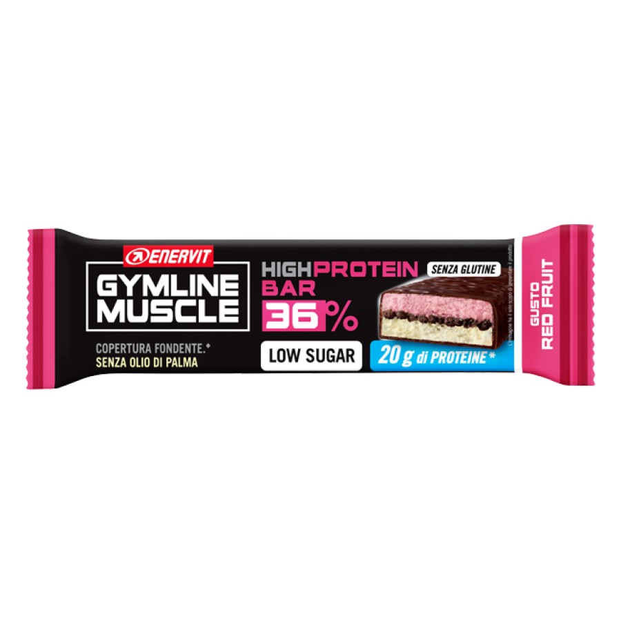 ENERVIT HIGH PROTEIN BAR 36% RED FRUIT BARRETTA 55 G