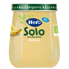 HERO SOLO OMOGENEIZZATO BANANA 100% BIO 120 G