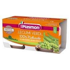 PLASMON OMOGENEIZZATO LEGUMI VERDI 2X80 G