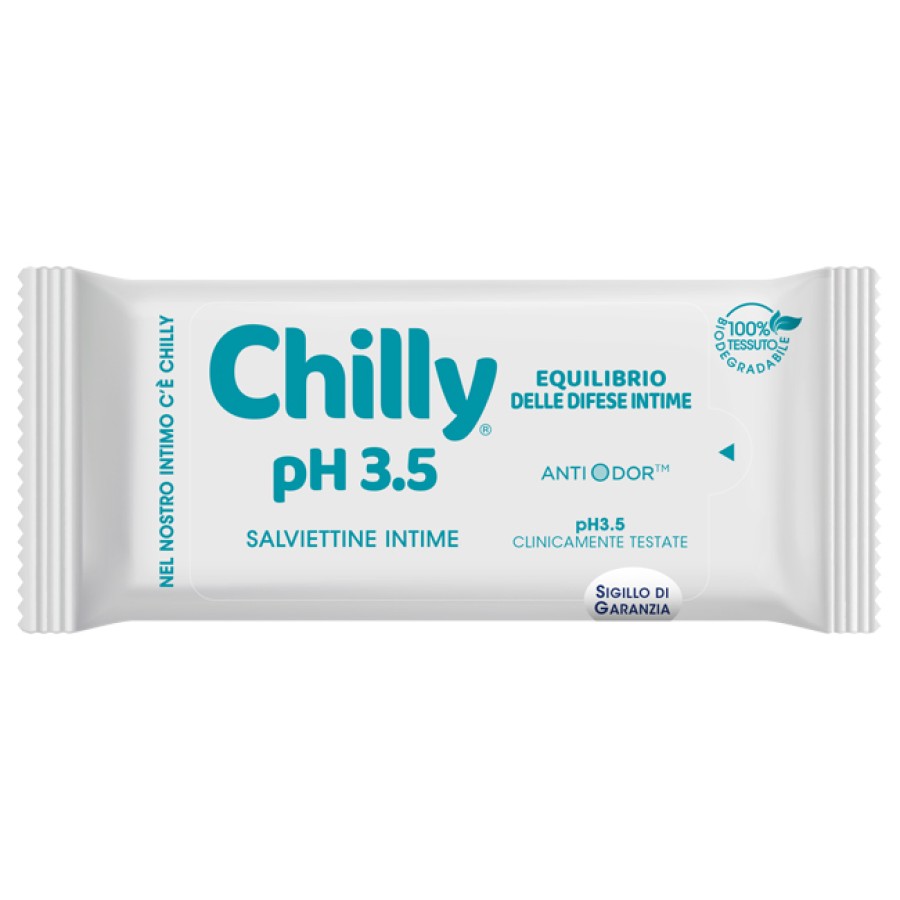 CHILLY SALVIETTE PH 3,5 12 PEZZI CHILLY SALVIETTE PH 3,5 12 PEZZI