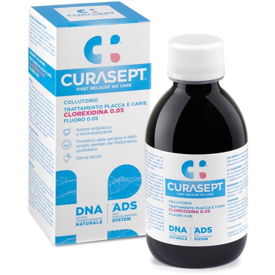CURASEPT COLLUTORIO 0,05 ADS + DNA CURASEPT COLLUTORIO 0,05 ADS + DNA