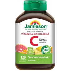 JAMIESON VITAMINA C 1000 MASTICABILE AGRUMI 120 COMPRESSE