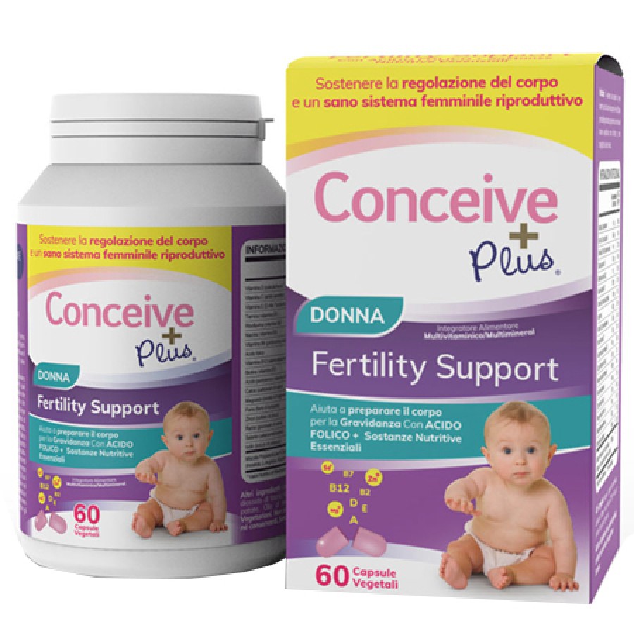 CONCEIVE PLUS SUPPORTO FERTILITA' FEMMINILE 60 CAPSULE CONCEIVE PLUS SUPPORTO FERTILITA' FEMMINILE 60 CAPSULE