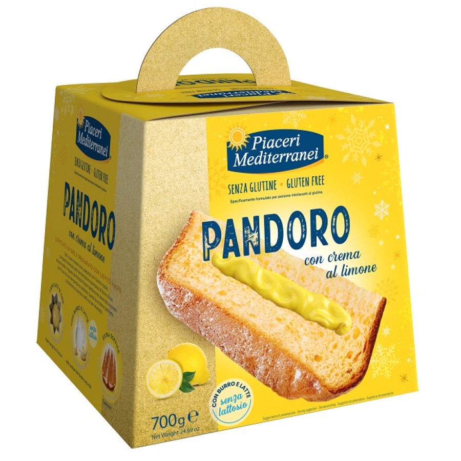PIACERI MEDITERRANEI PANDORO CREMA AL LIMONE 700 G