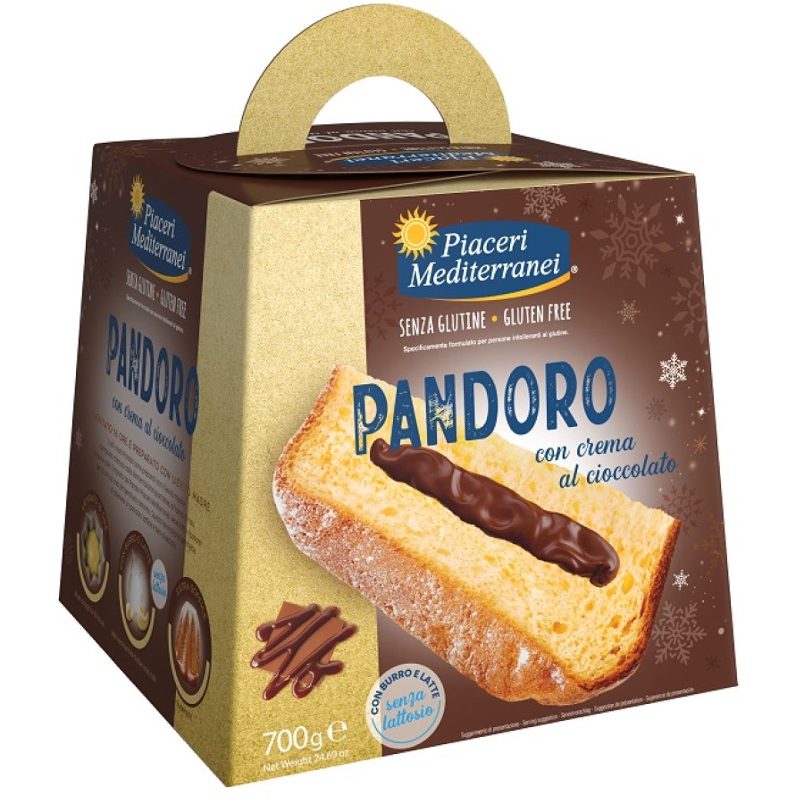 PIACERI MEDITERRANEI PANDORO CREMA AL CIOCCOLATO 700 G