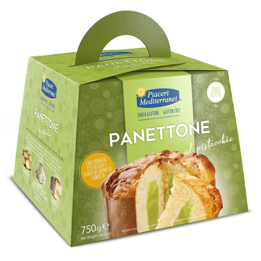 PIACERI MEDITERRANEI PANETTONE AL PISTACCHIO 750 G