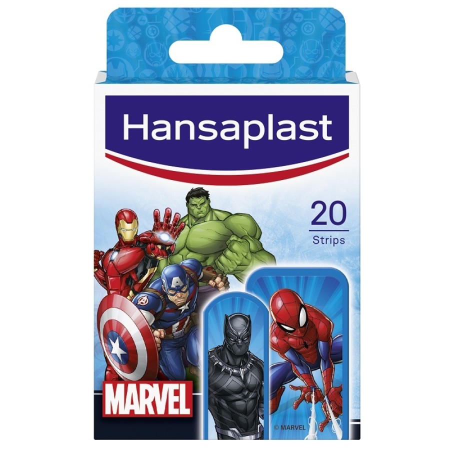 CEROTTO HANSAPLAST KIDS MARVEL 20 PEZZI