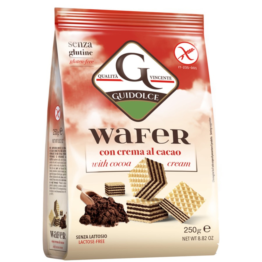 WAFER GUSTO CACAO 250 G