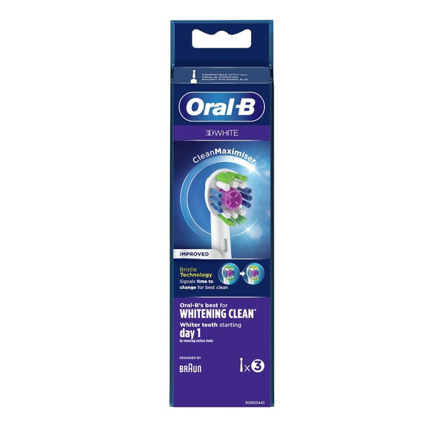 ORALB REFILL EB-18-3 3D WHITE ORALB REFILL EB-18-3 3D WHITE