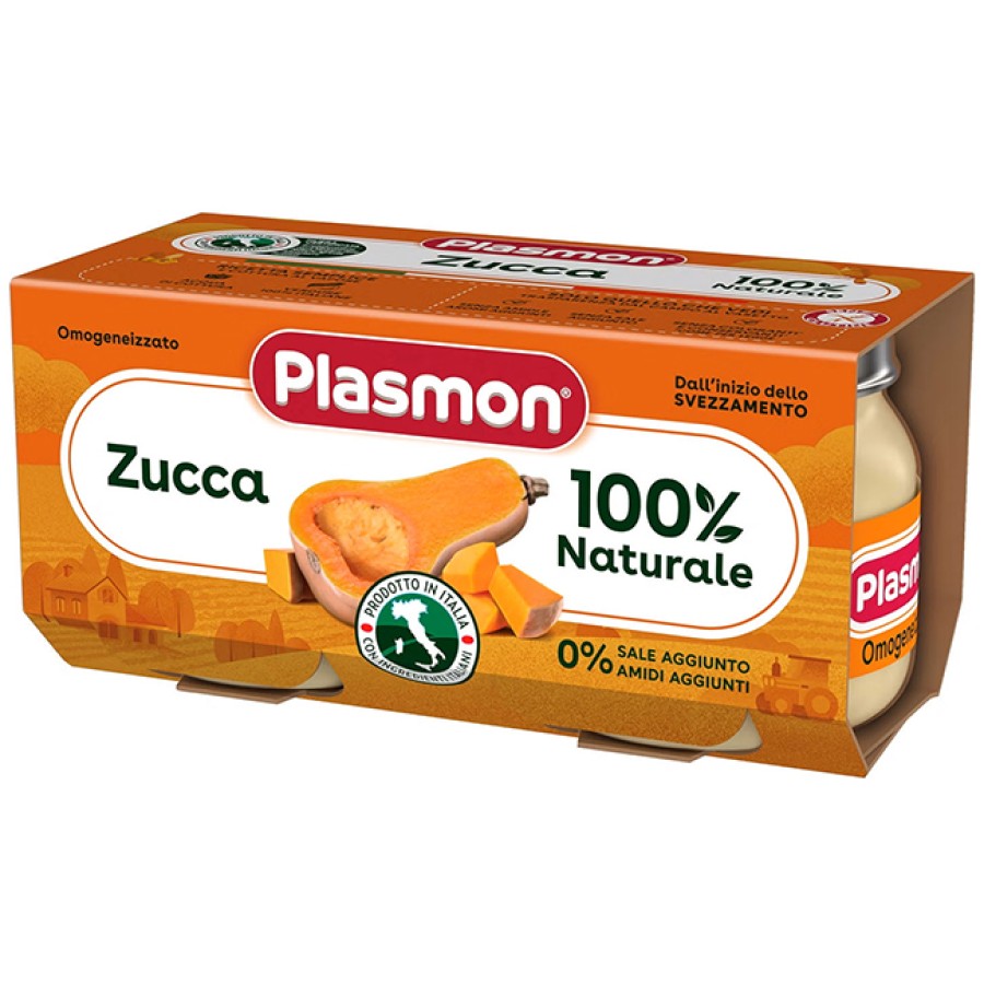PLASMON OMOGENEIZZATO ZUCCA 2 X 80 G