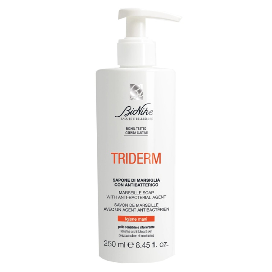 TRIDERM SAPONE DI MARSIGLIA CON ANTIBATTERICO 250 ML TRIDERM SAPONE DI MARSIGLIA CON ANTIBATTERICO 250 ML