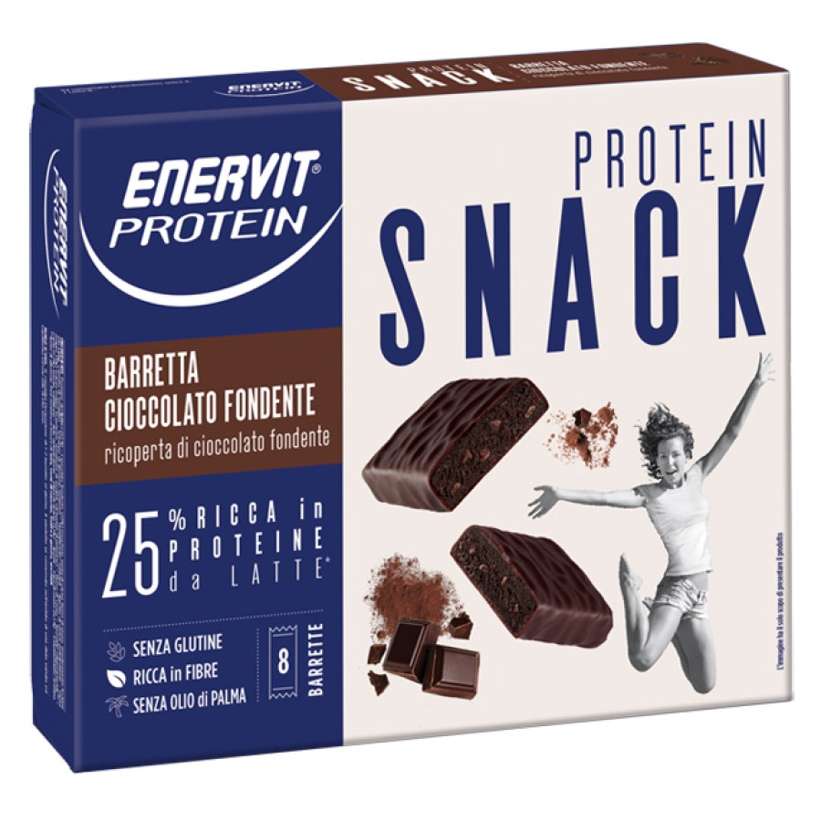 ENERVIT PROTEIN SNACK FONDENTE 8 BARRETTE 27 G