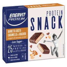 ENERVIT PROTEIN SNACK CARAMELLO ARACHIDI LOW SUGAR 8 BARRETTE 31 G