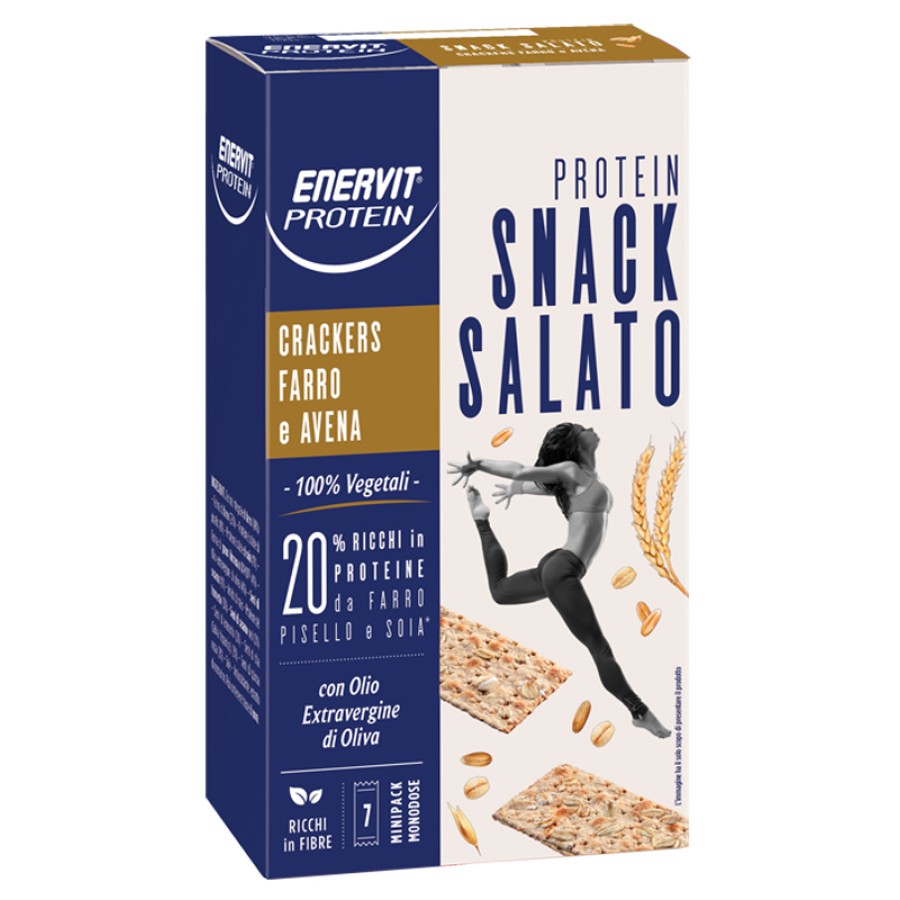 ENERVIT PROTEIN CRACKERS FARRO AVENA 7 MINIPACK