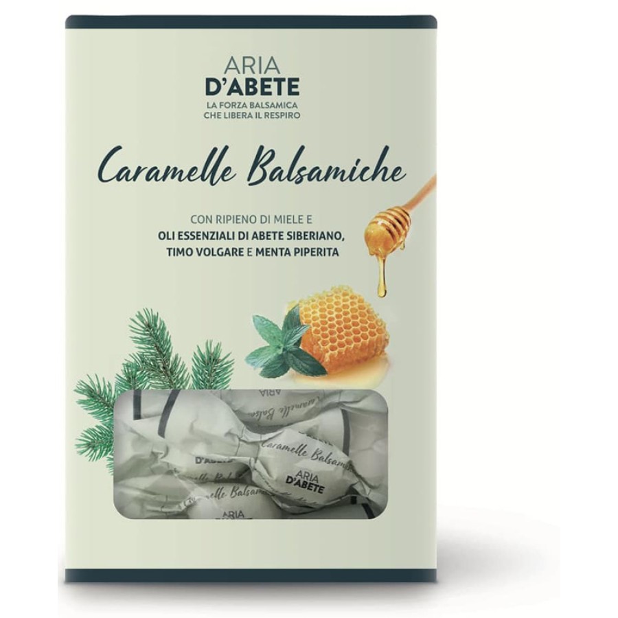 PURAE PURAE CARAMELLE BALSAMICHE 80 G CON OLIO ESSENZIALE ARIA D'ABETE
