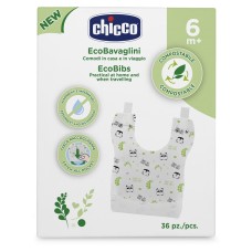 CHICCO BAVAGLINI MONOUSO COMPOSTABILI 36 PEZZI