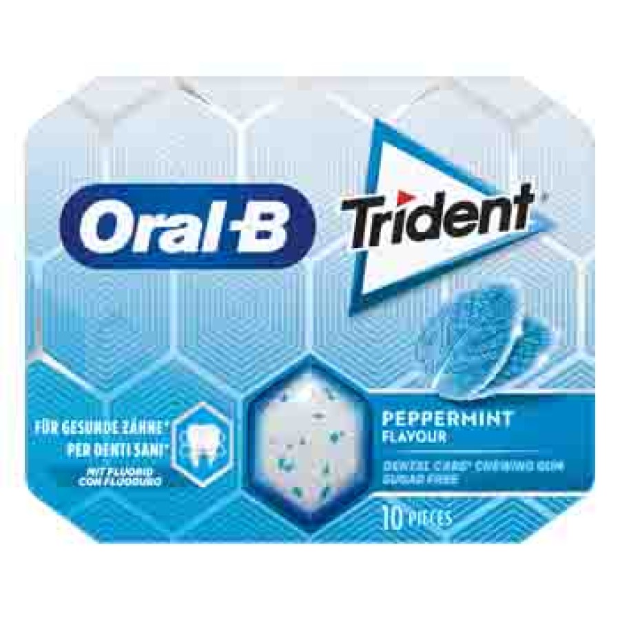 ORAL B TRIDENT PEPPERMINT 17 G