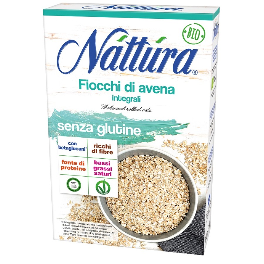 NATTURA FIOCCHI DI AVENA INTEGRALI BIO 350 G