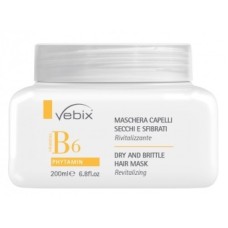 VEBIX PHYTAMIN B6 MASCHERA CAPELLI SECCHI SFIBRATI RIVITALIZZANTE 200 ML