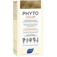 PHYTOCOLOR 9,3 BIONDO CHIARISSIMO DORATO LATTE 50 ML + CREMA 50 ML + MASCHERA 12 ML