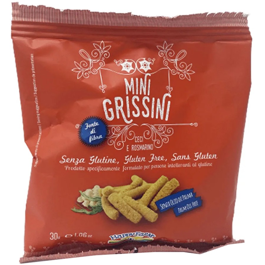 HAPPY FARM MINI GRISSINI CECI/ROSMARINO 30 G