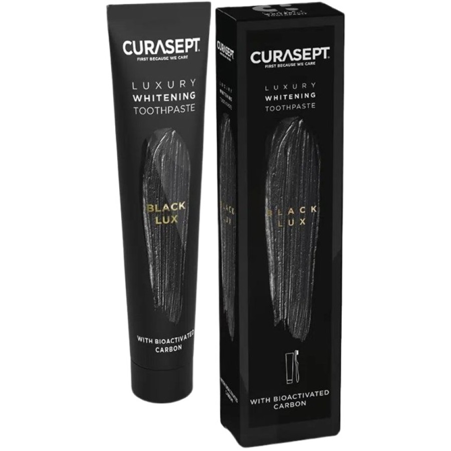 CURASEPT BLACK LUXURY WHITENING DENTIFRICIO 75 ML CURASEPT BLACK LUXURY WHITENING DENTIFRICIO 75 ML