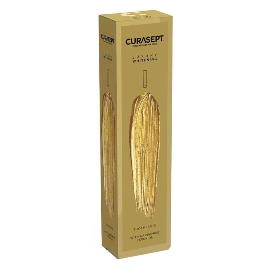 CURASEPT GOLD LUXURY WHITENING DENTIFRICIO 75 ML