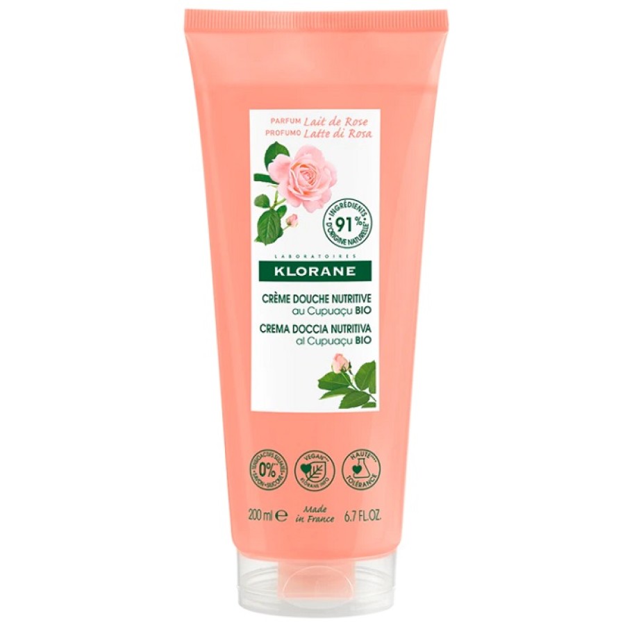 KLORANE CREMA DOCCIA LATTE DI ROSA 200 ML KLORANE CREMA DOCCIA LATTE DI ROSA 200 ML